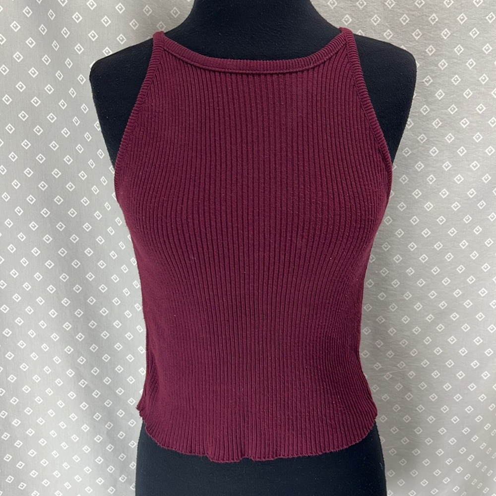 Burgundy Tank Top